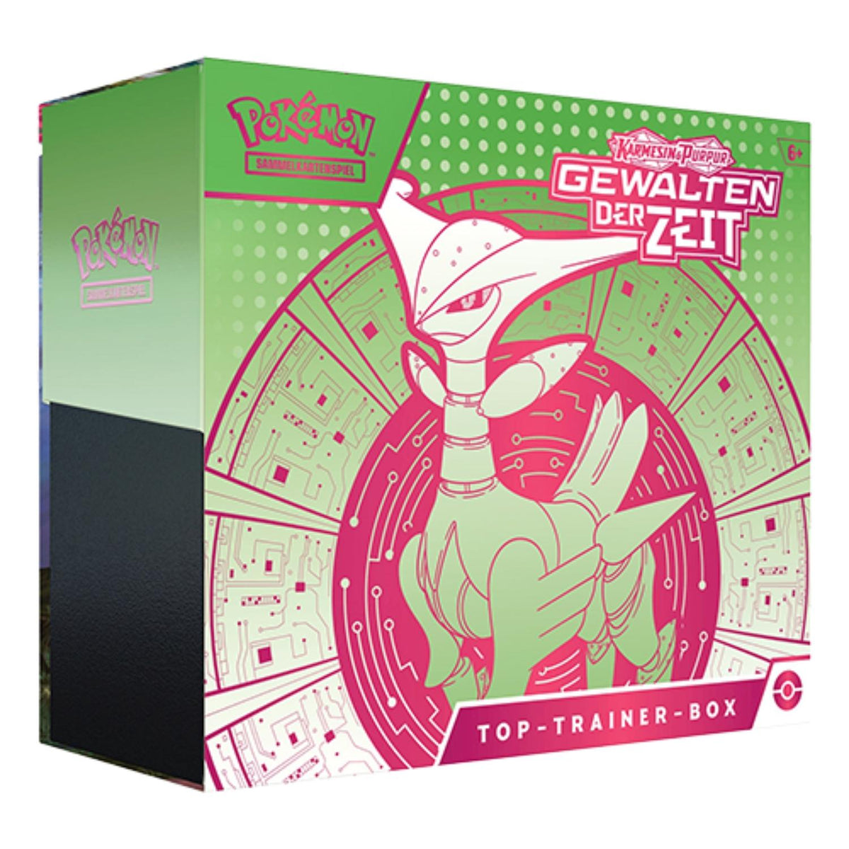 Pokemon KP05 Gewalten der Zeit Eisenblatt Top-Trainer Box DE