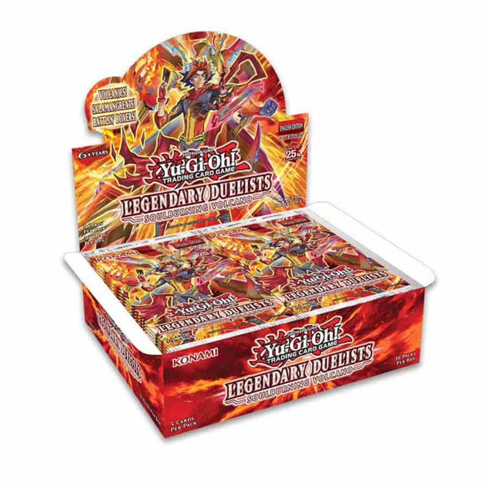 Yu-Gi-Oh! Legendary Duelists Soulburning Volcano Booster Display englisch