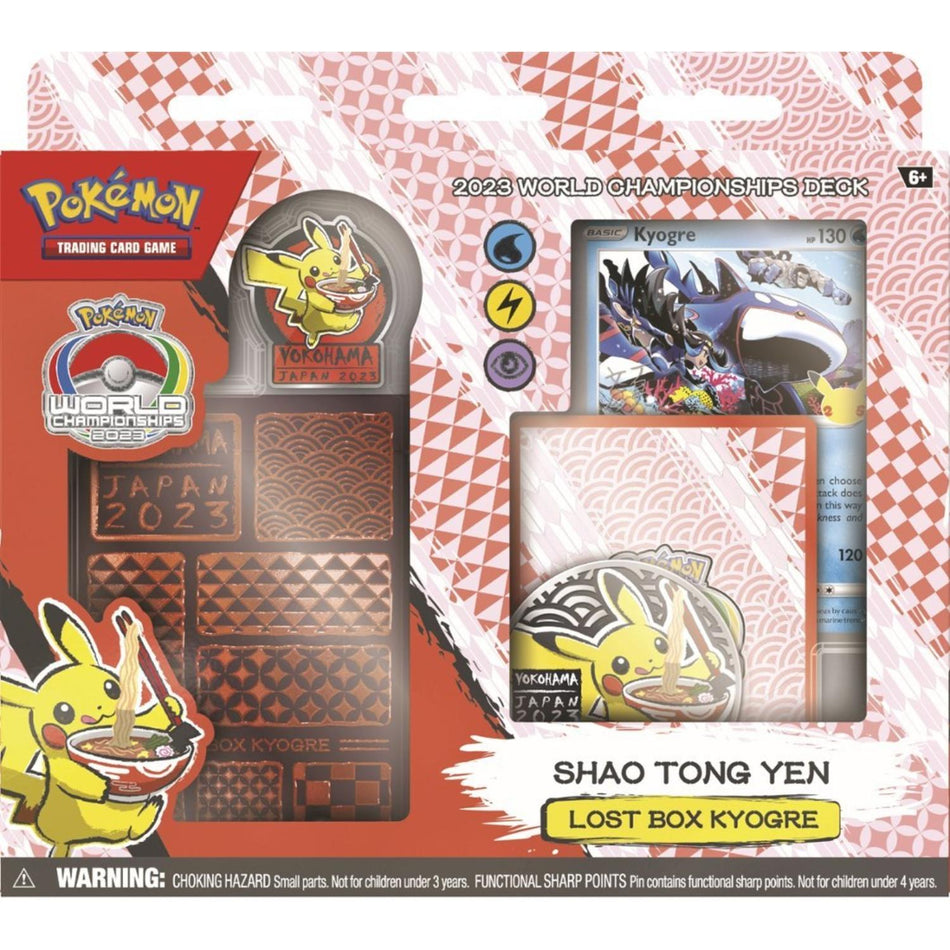 Pokemon 2023 World Championship Deck Shao Tong Yen Lost Box Kyogre englisch