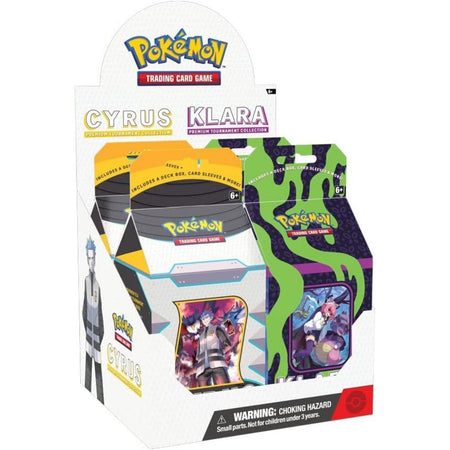 Pokemon Cyrus Klara Premium Tournament Collection Display englisch