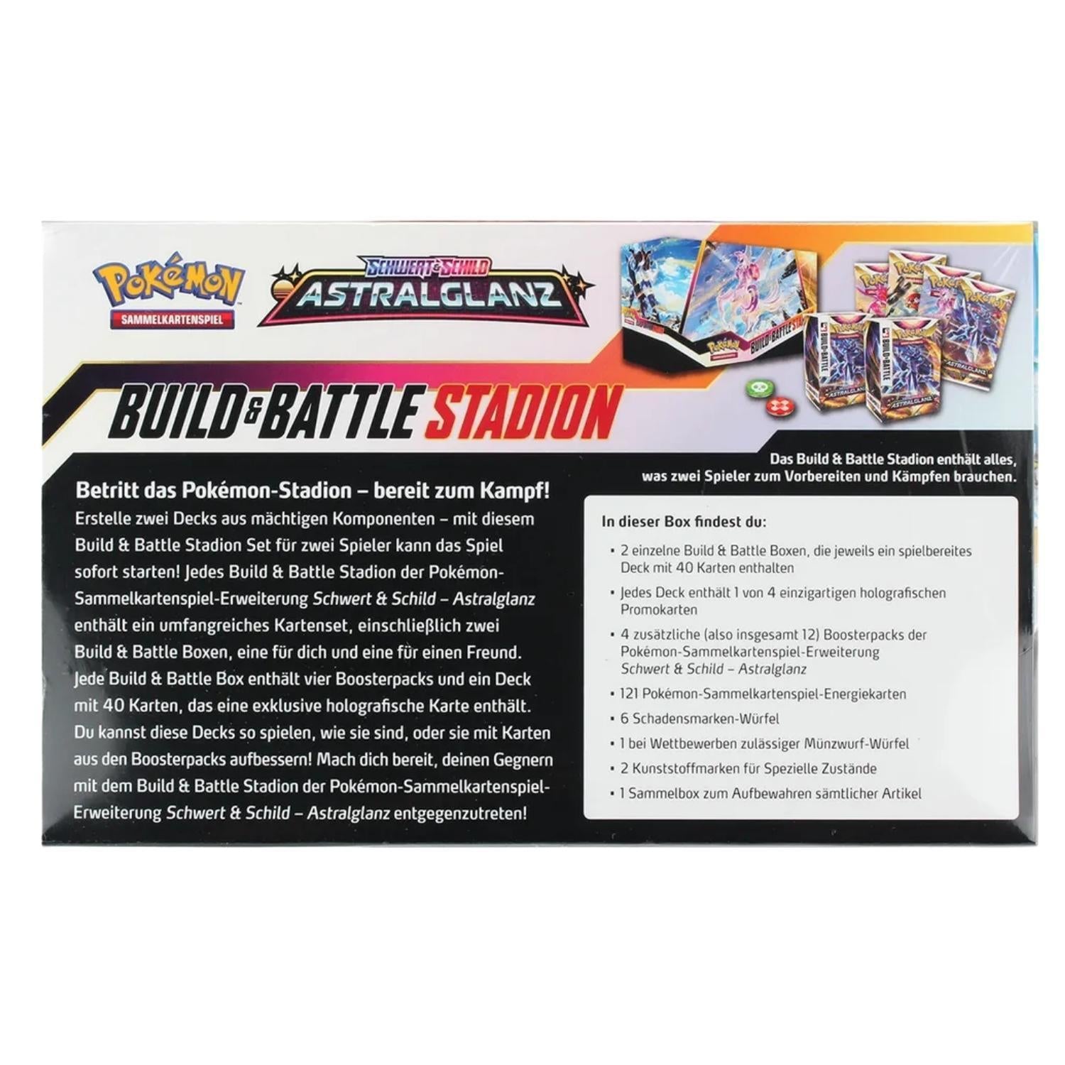 Pokemon Astralglanz Build & Battle Stadium Box Schwert & Schild deutsch