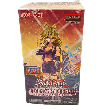 Yu-Gi-Oh! Legendary Duelist Sisters of the Rose Display 18 Booster deutsch