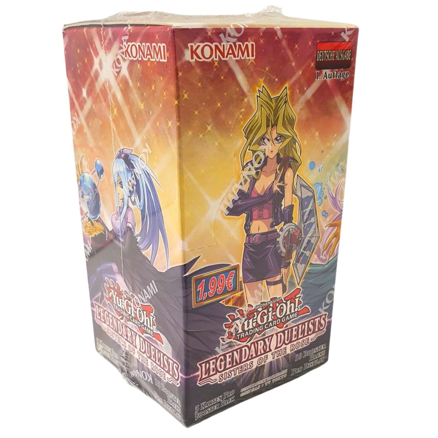 Yu-Gi-Oh! Legendary Duelist Sisters of the Rose Display 18 Booster deutsch