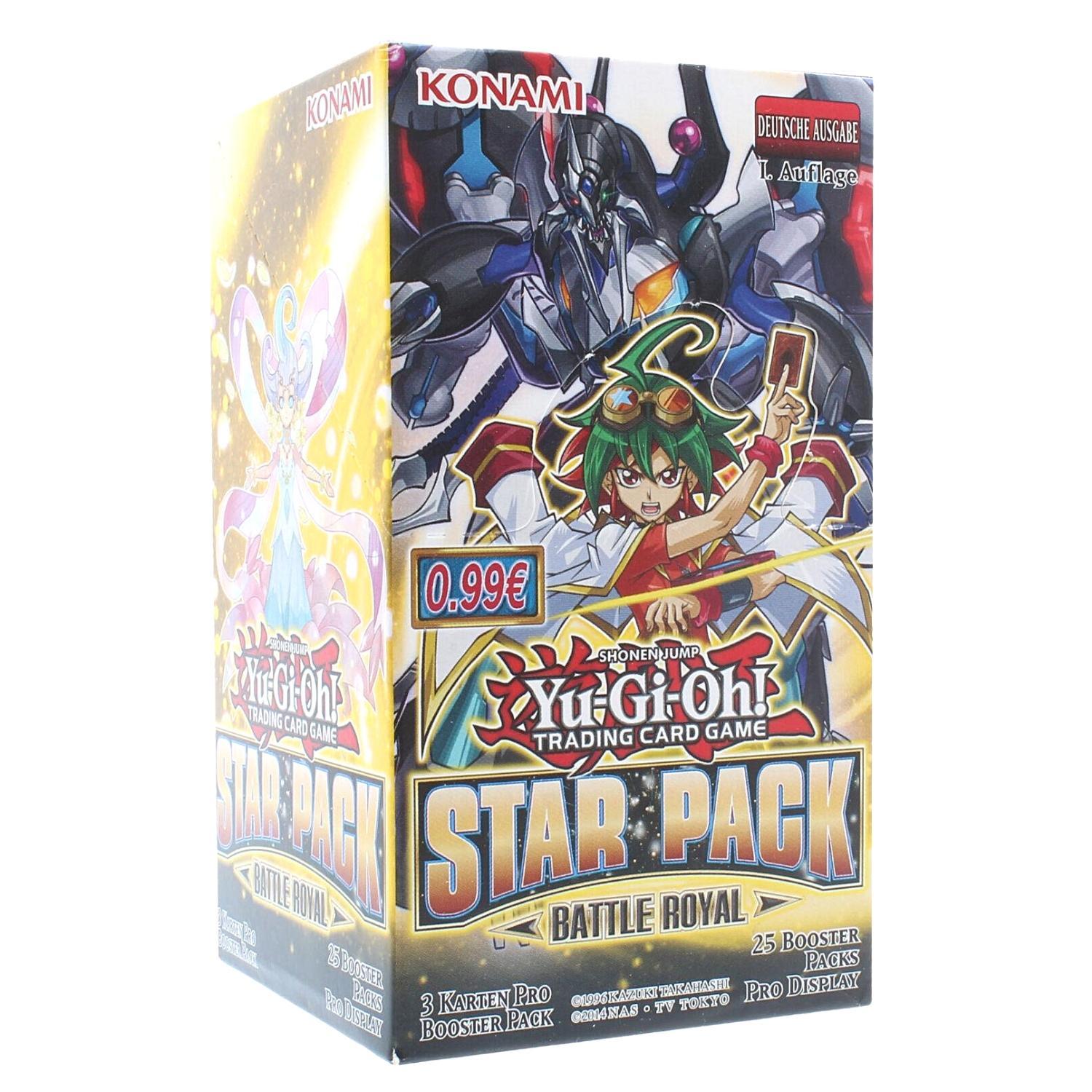 Yu-Gi-Oh! Star Pack Battle Royal 1. Auflage Display sealed 25 Booster deutsch